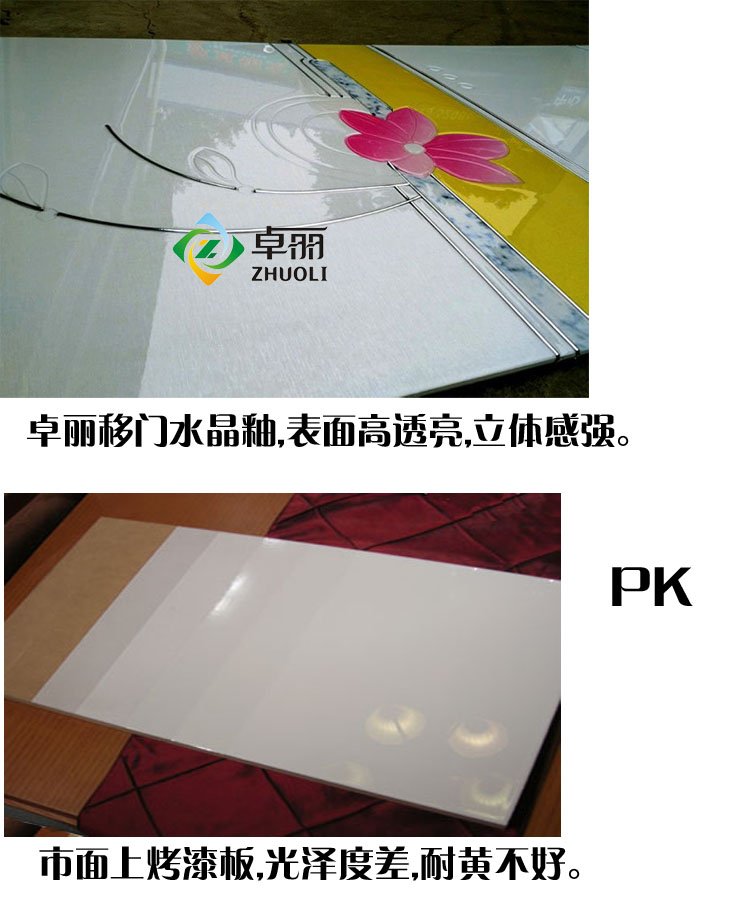 移门水晶釉制作工艺
