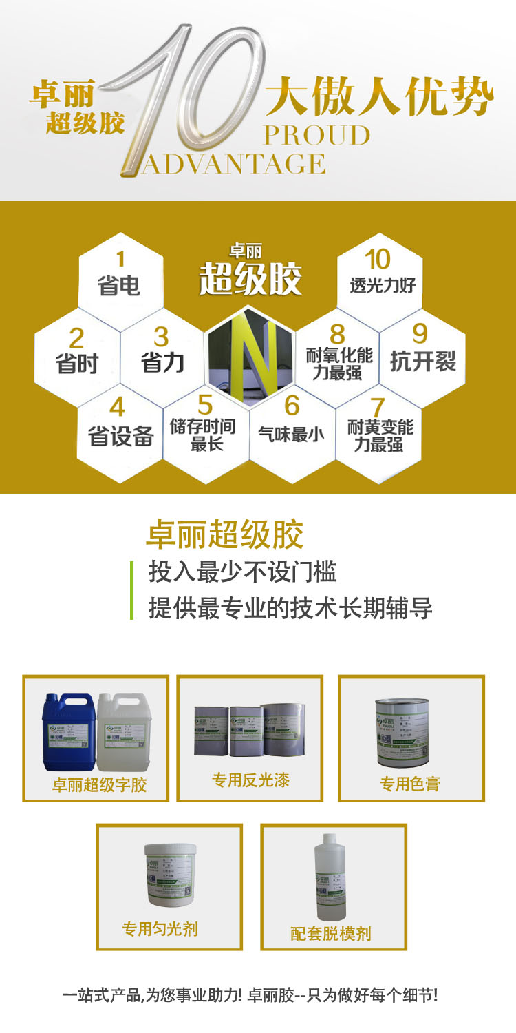 卓丽超级字胶